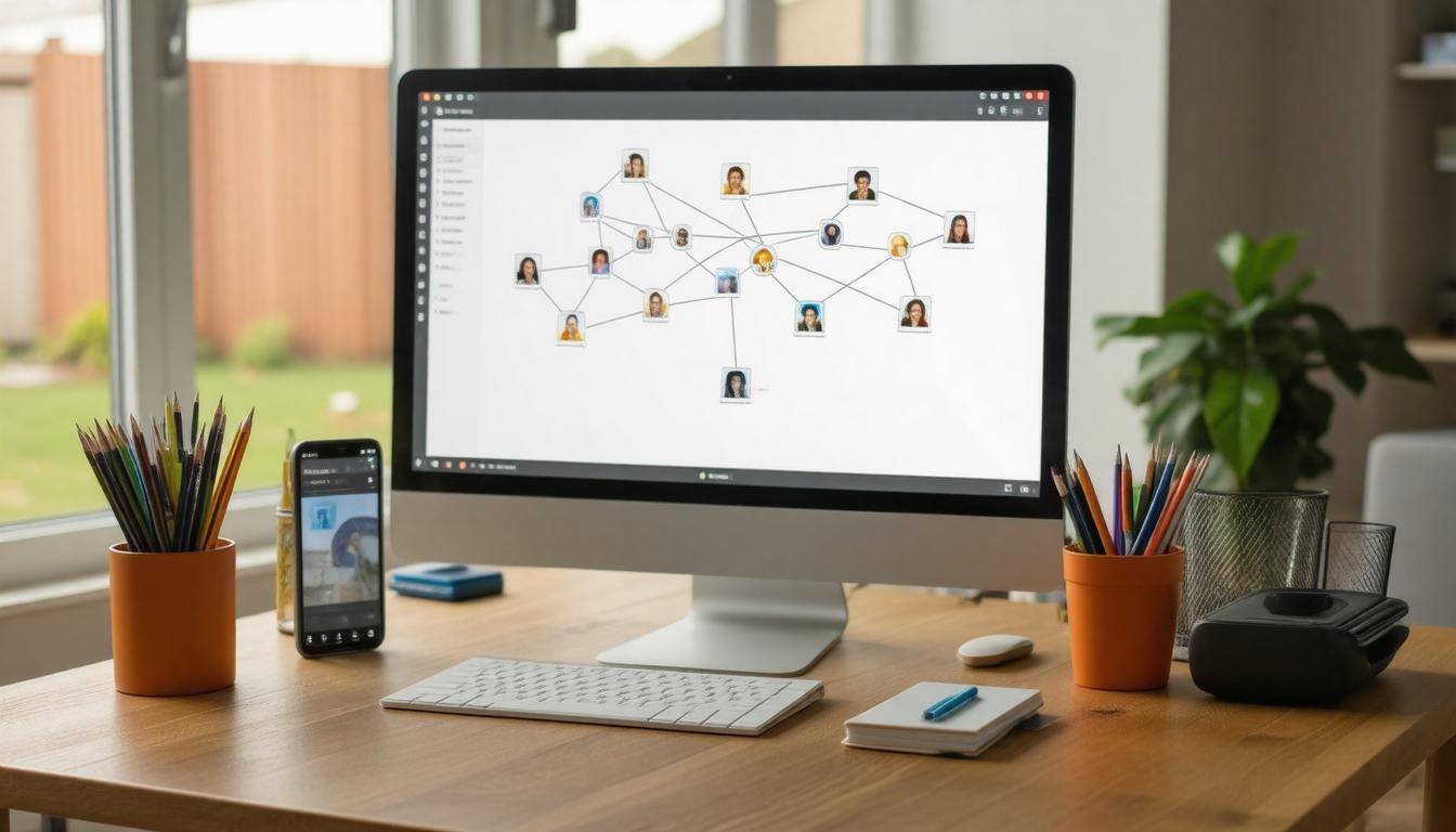 Professional home office setup