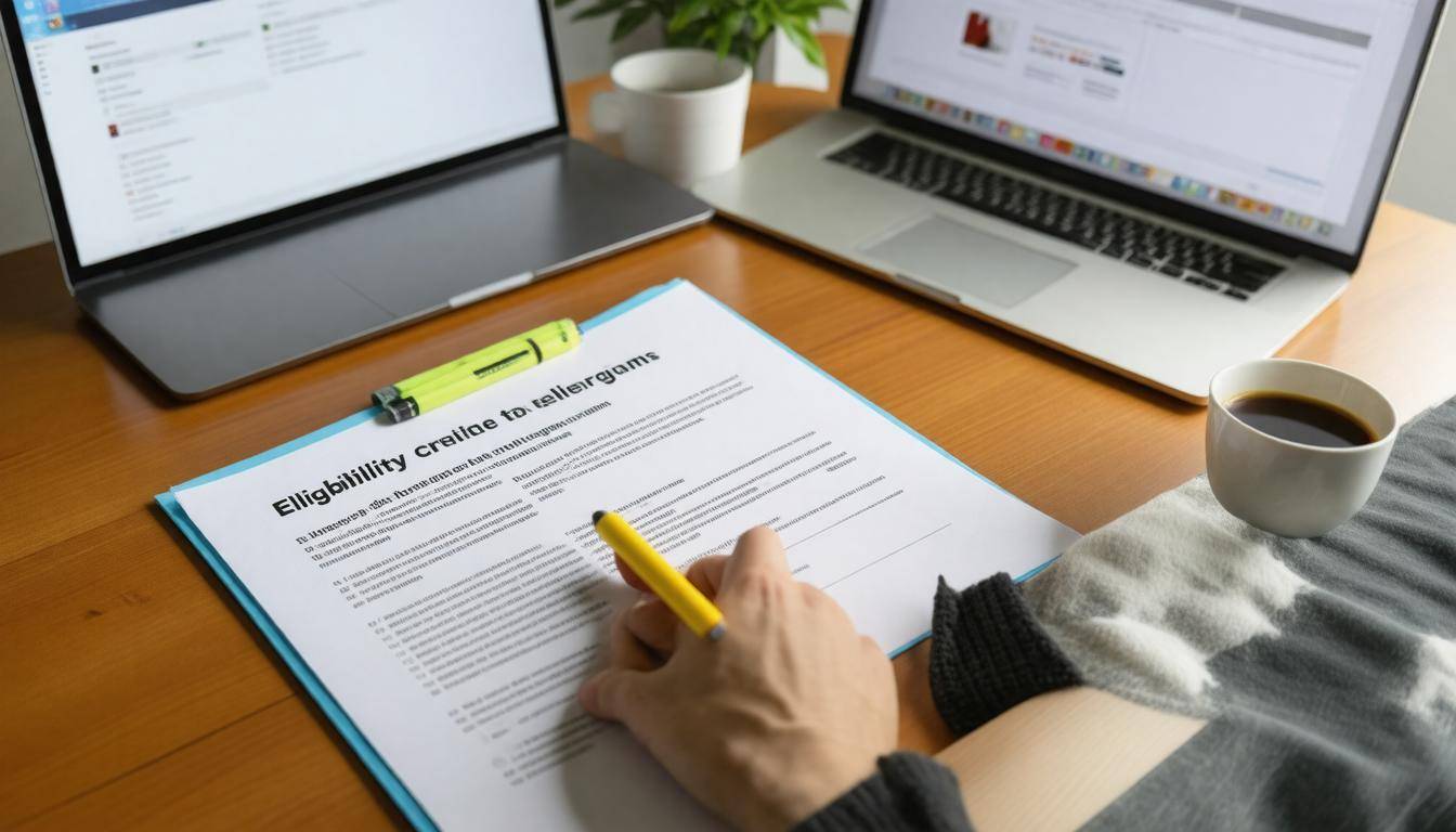 Reviewing eligibility checklist