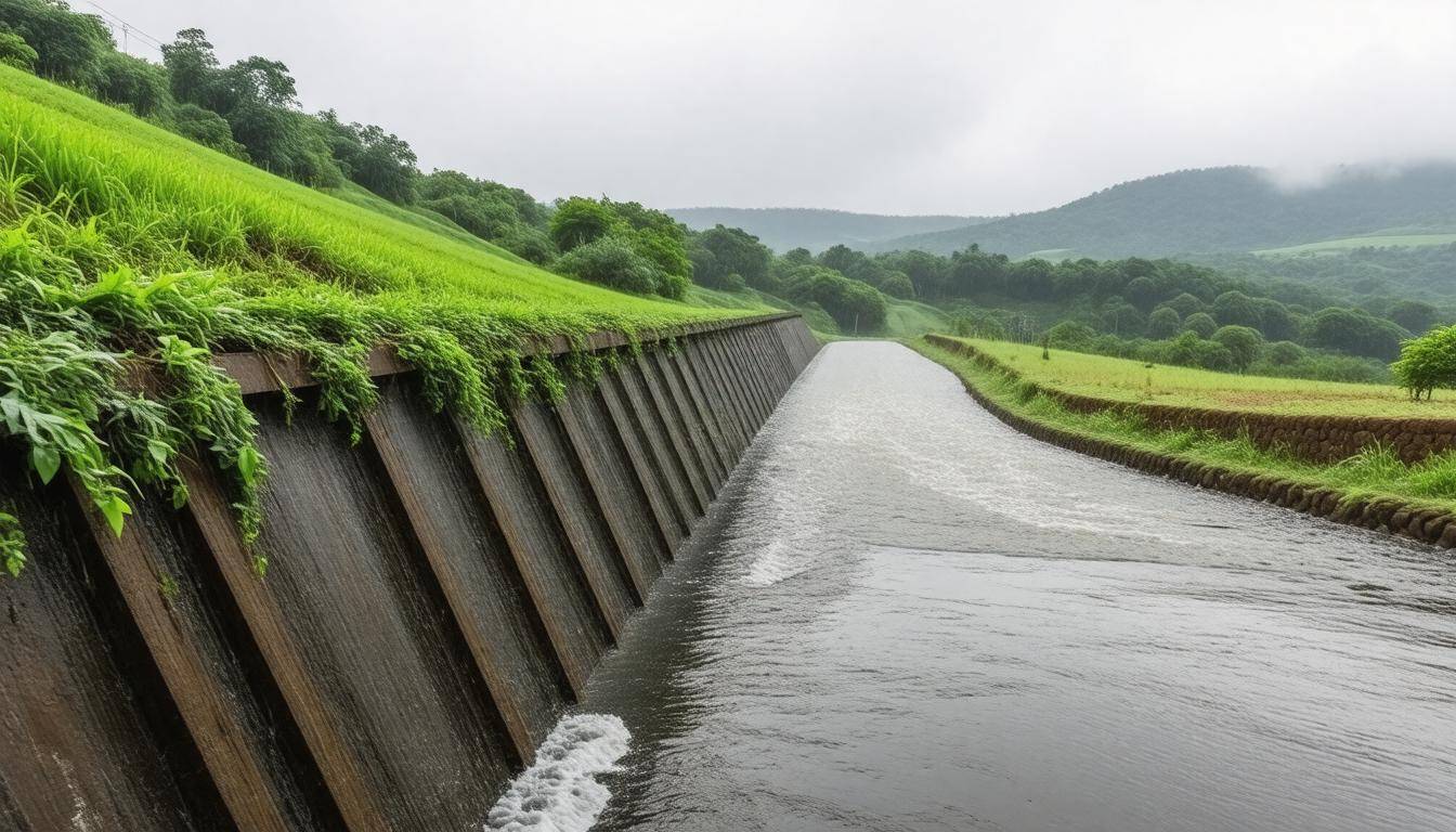 Robust flood defense structure