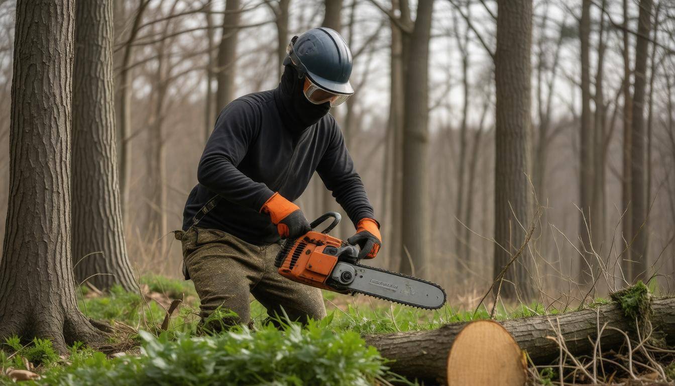 Safe chainsaw operation