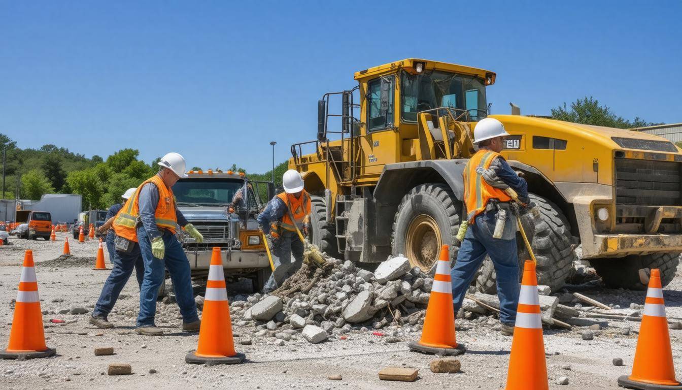 Safety in debris removal