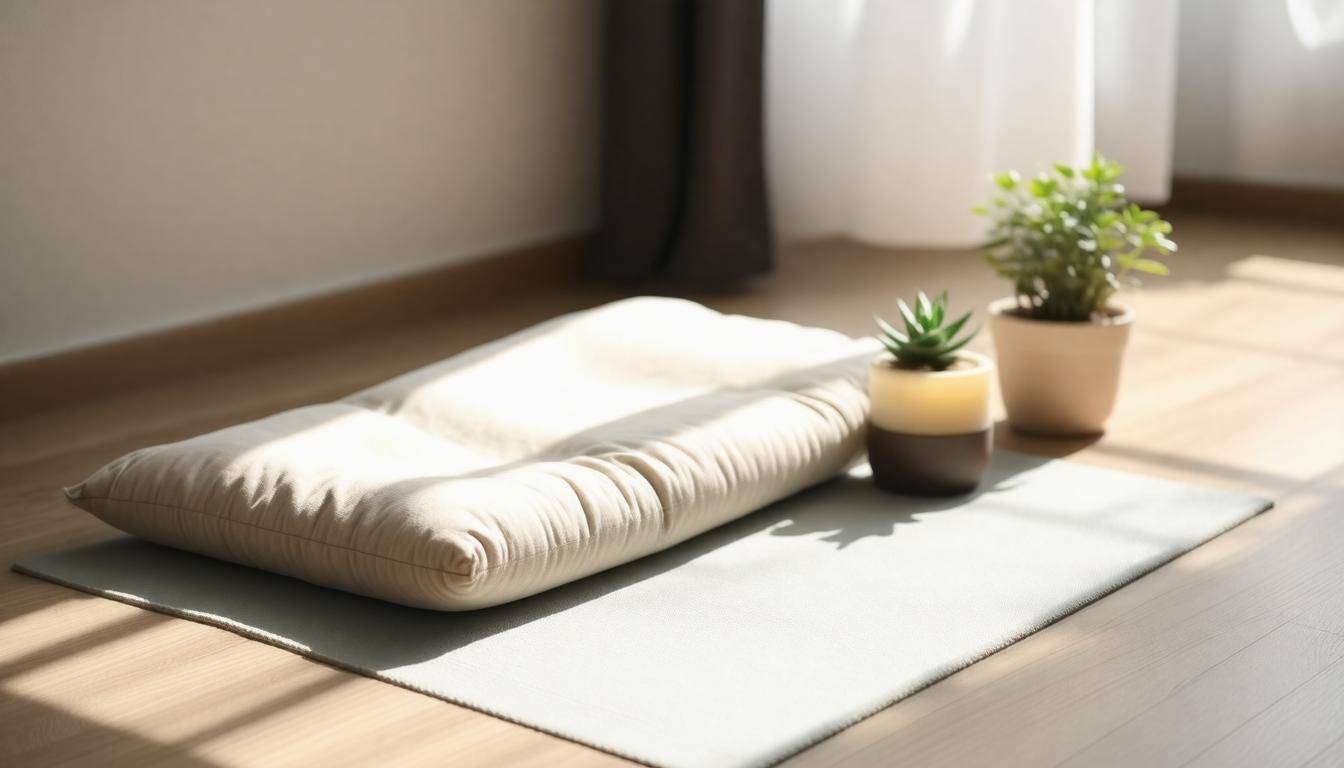 Serene meditation space
