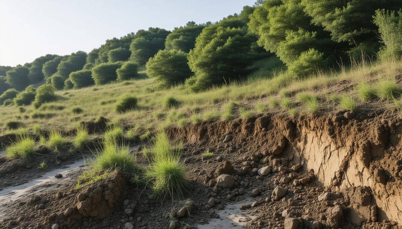 Signs of land instability