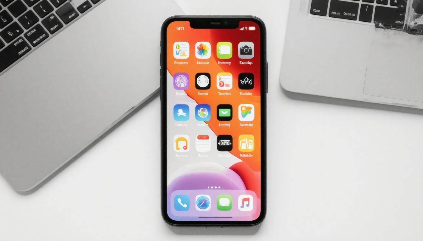 Smartphone with banking apps