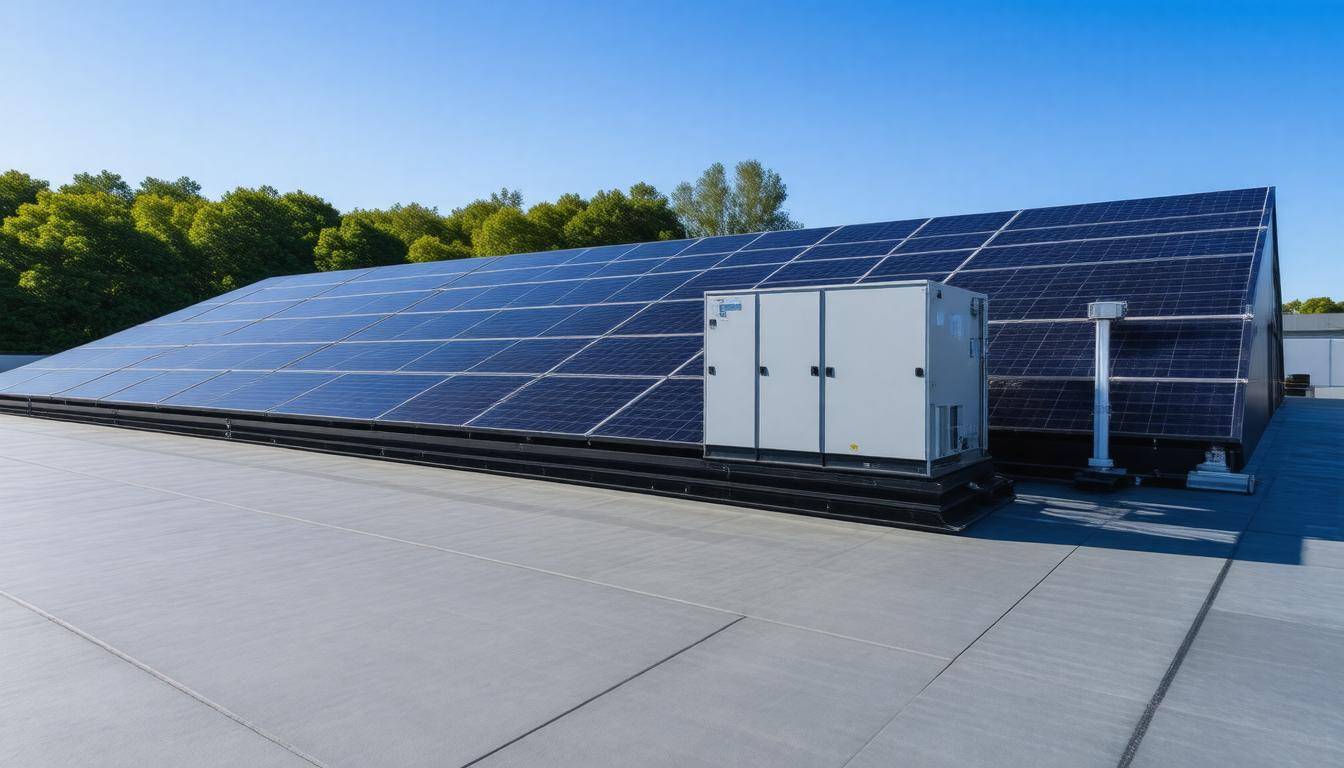 Solar panels and batteries