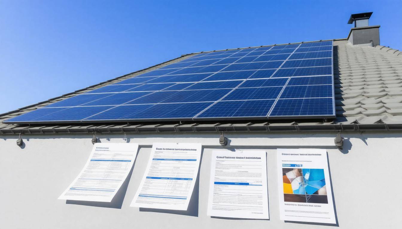 Solar panels and documents
