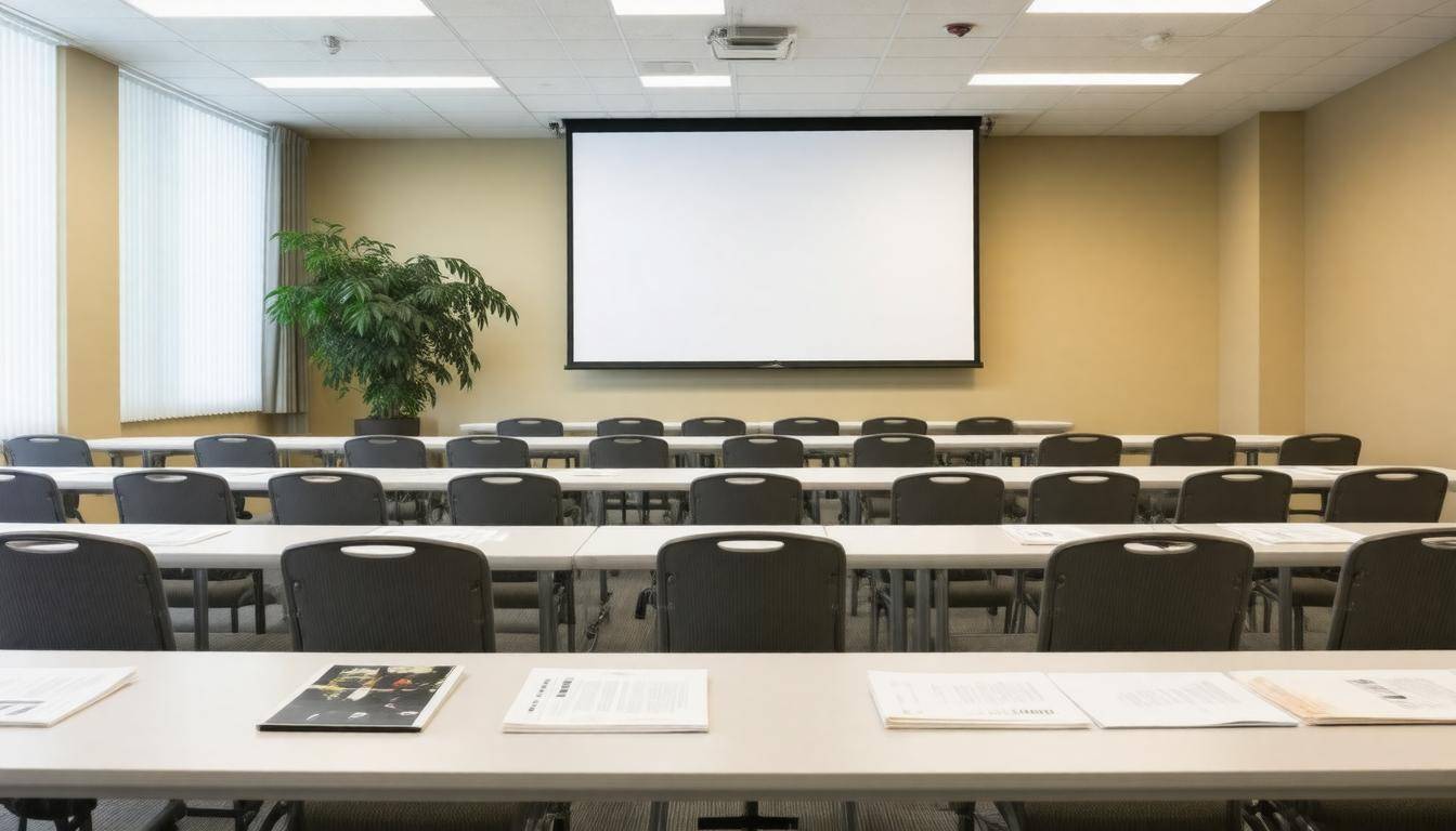 Training materials displayed