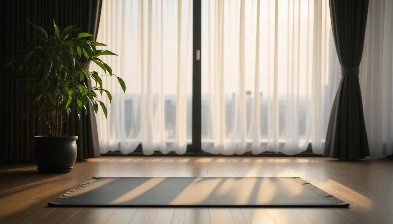 Tranquil meditation space