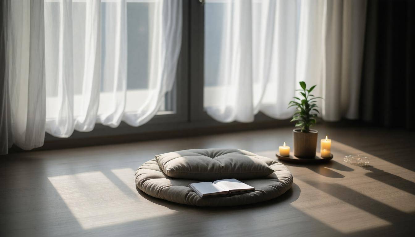 Tranquil meditation space