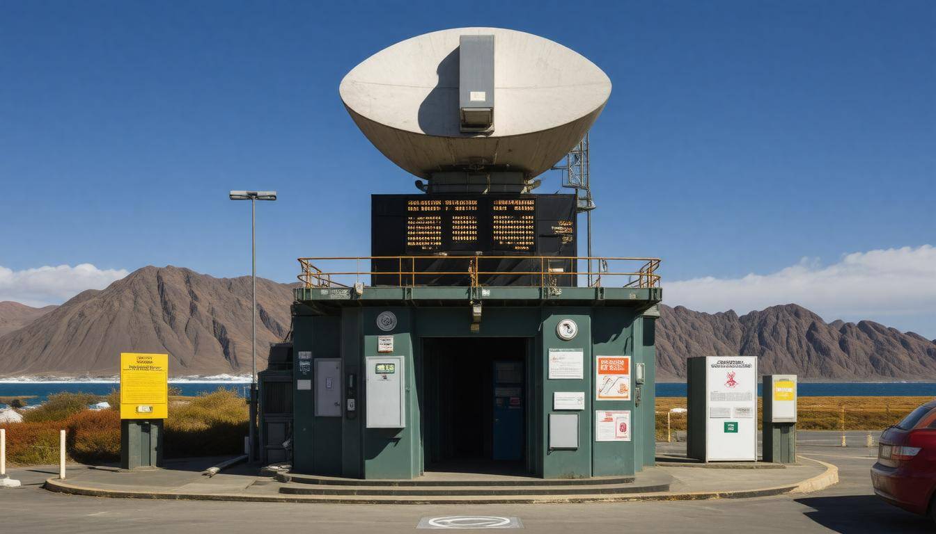 Tsunami warning station