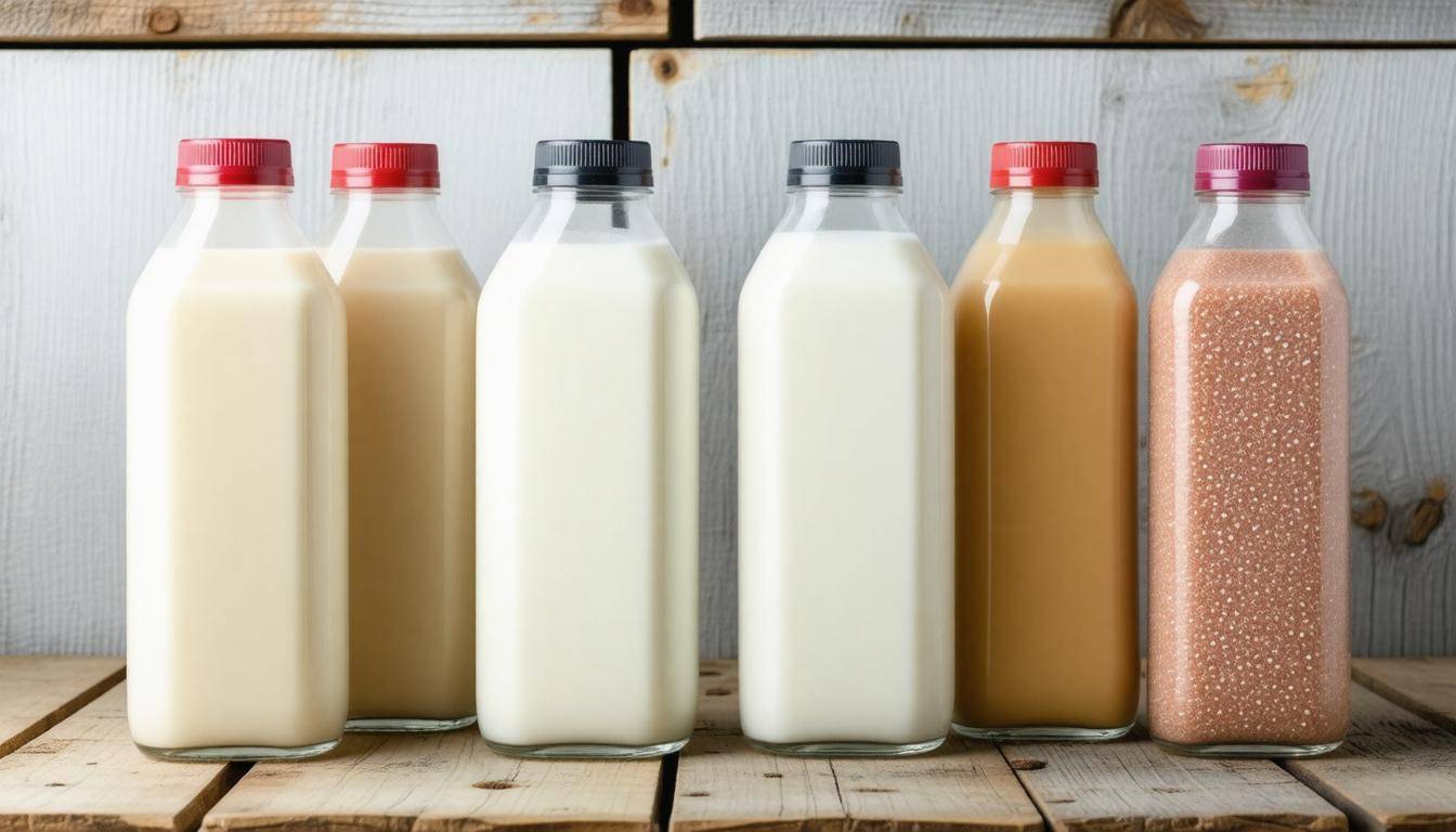 Variety of milk alternatives