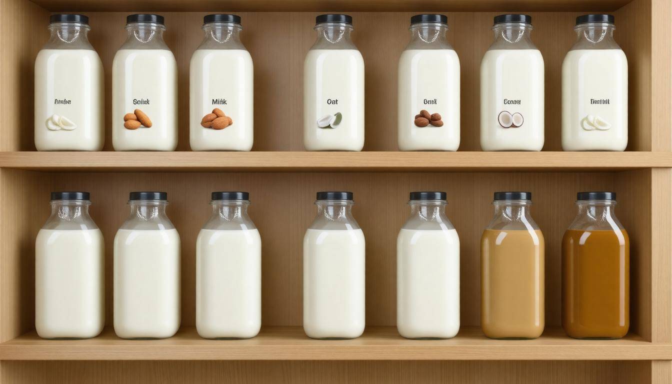 Variety of milk alternatives