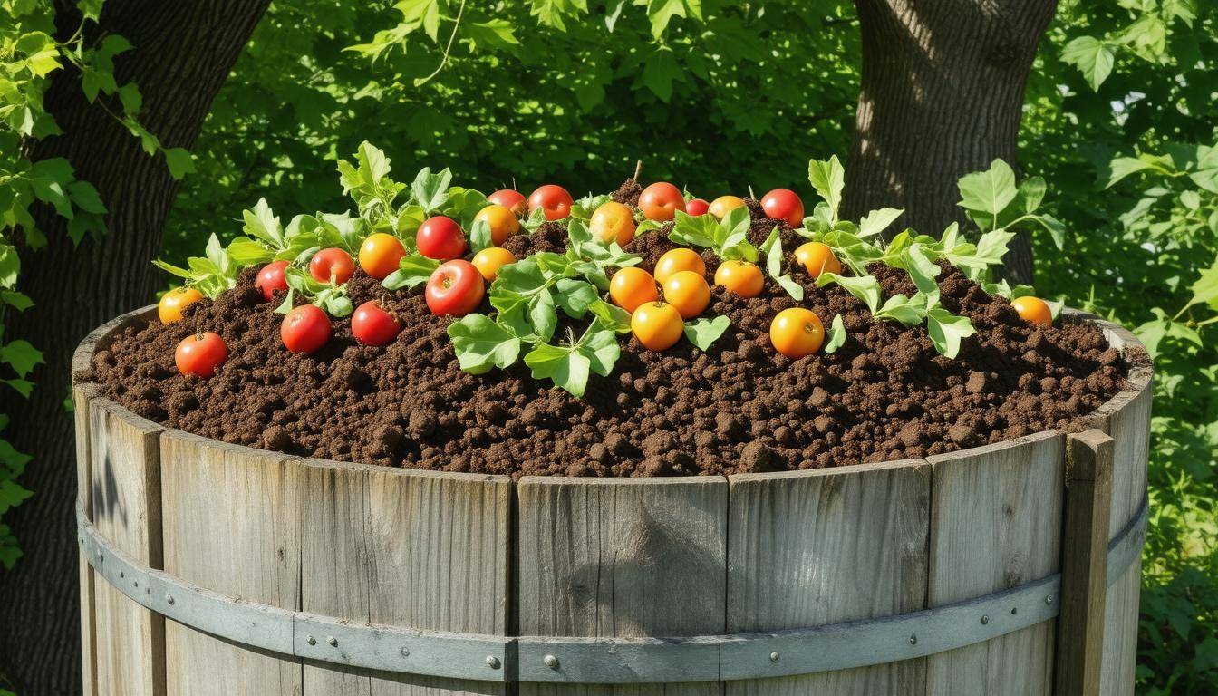 Vibrant compost ingredients