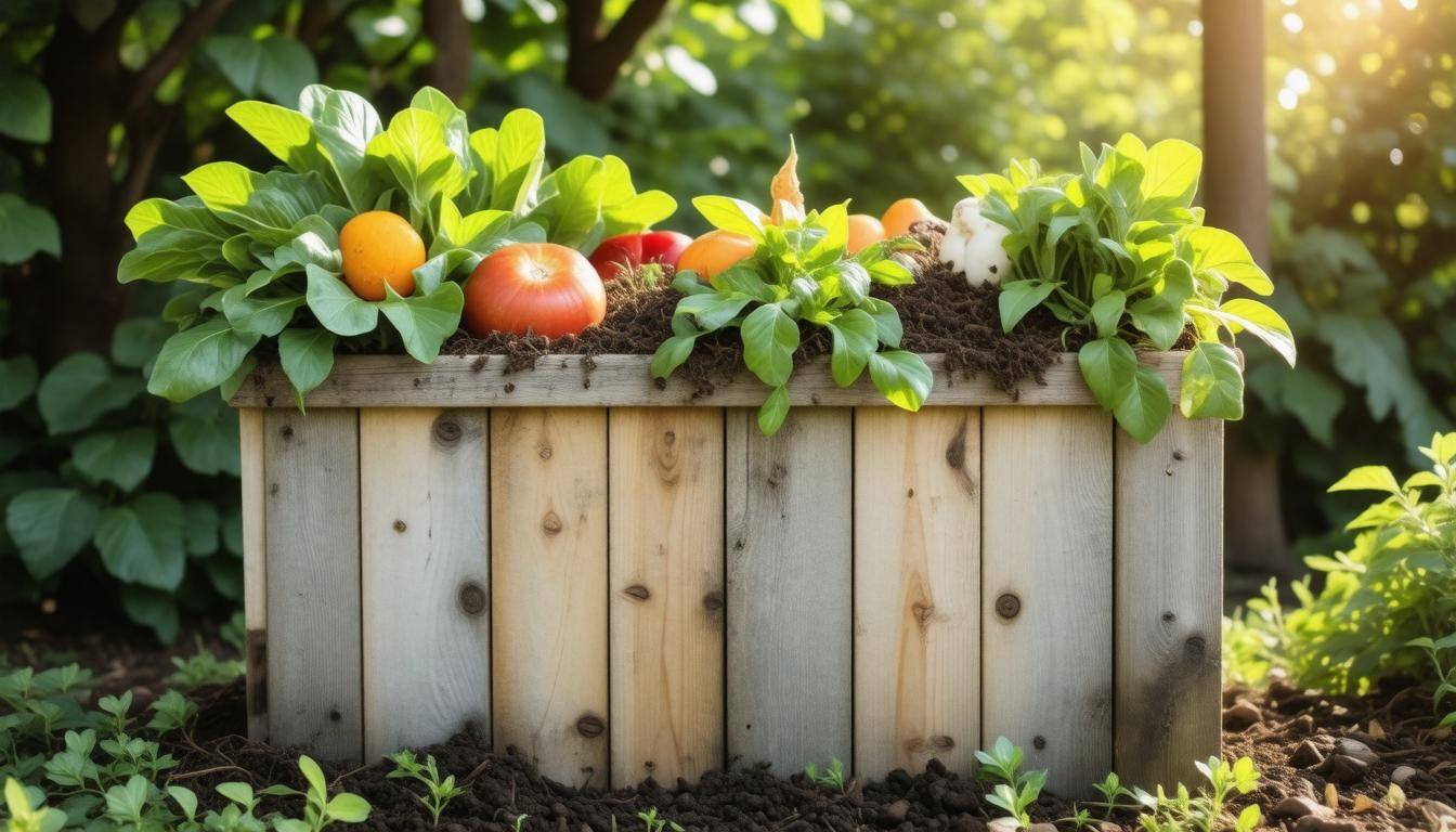 Vibrant composting setup