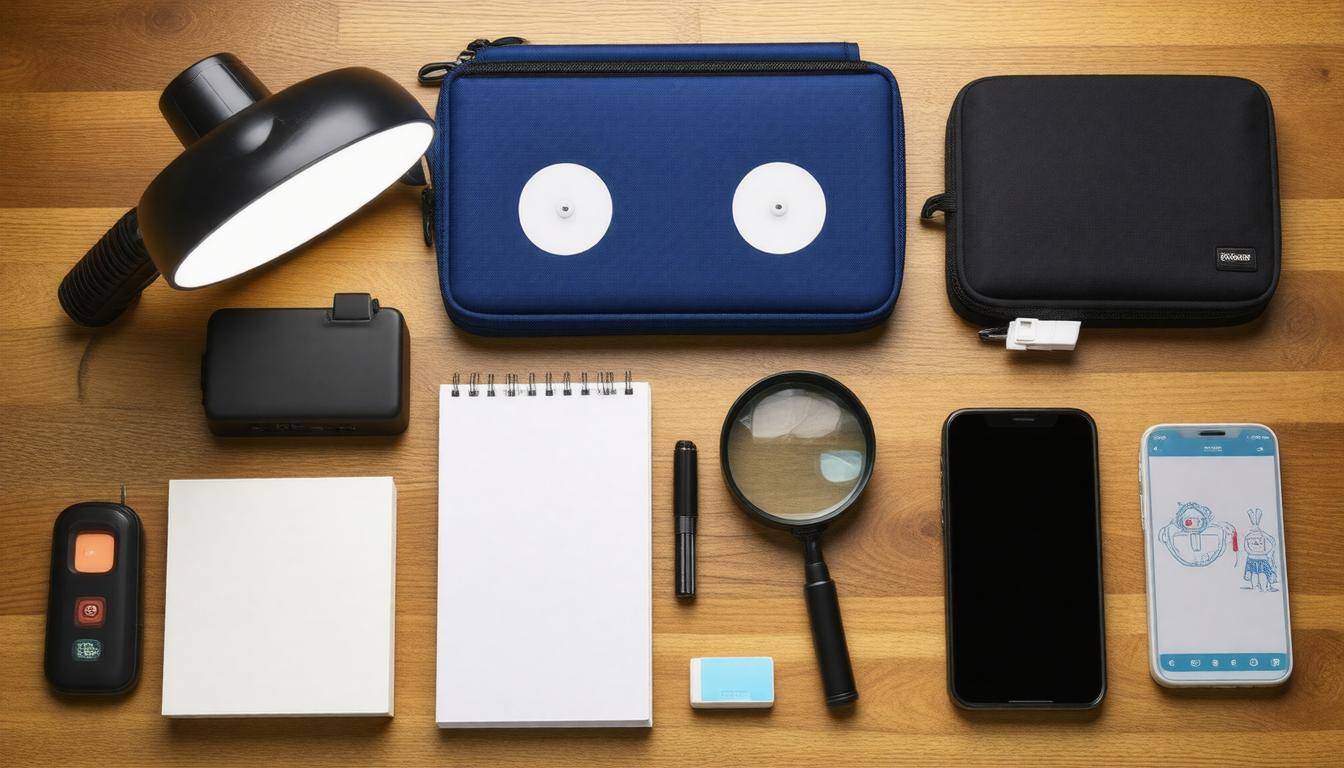 Visual impairment emergency kit