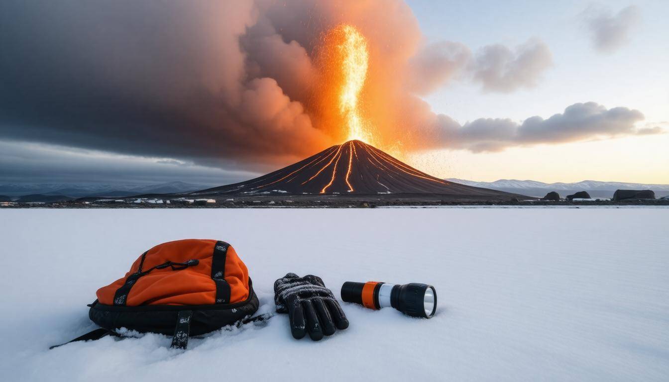 Volcano eruption and kit