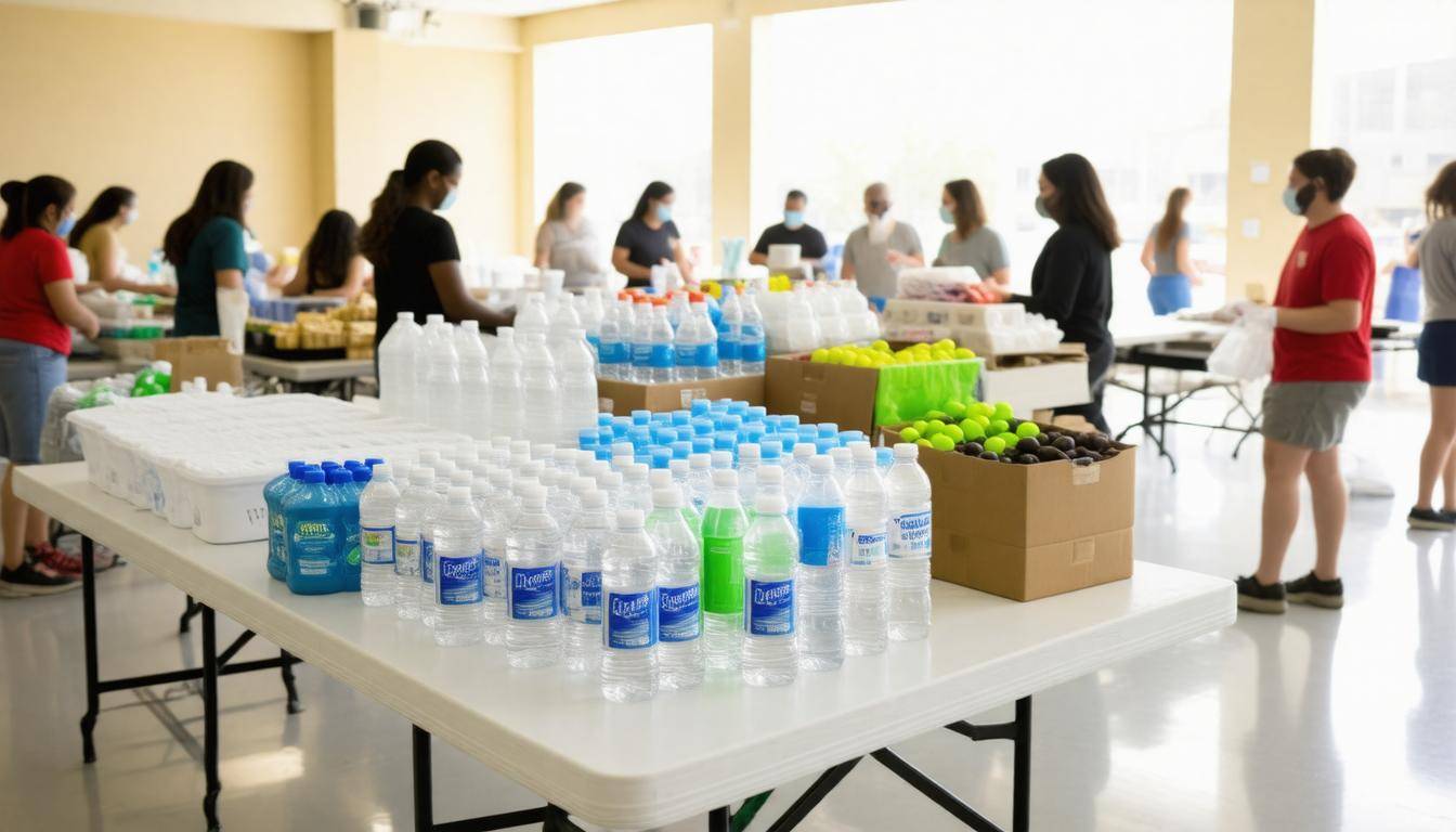 Volunteer supply station