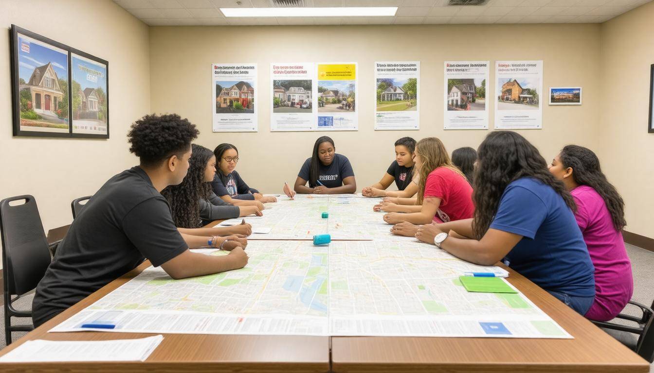 Volunteers assessing needs