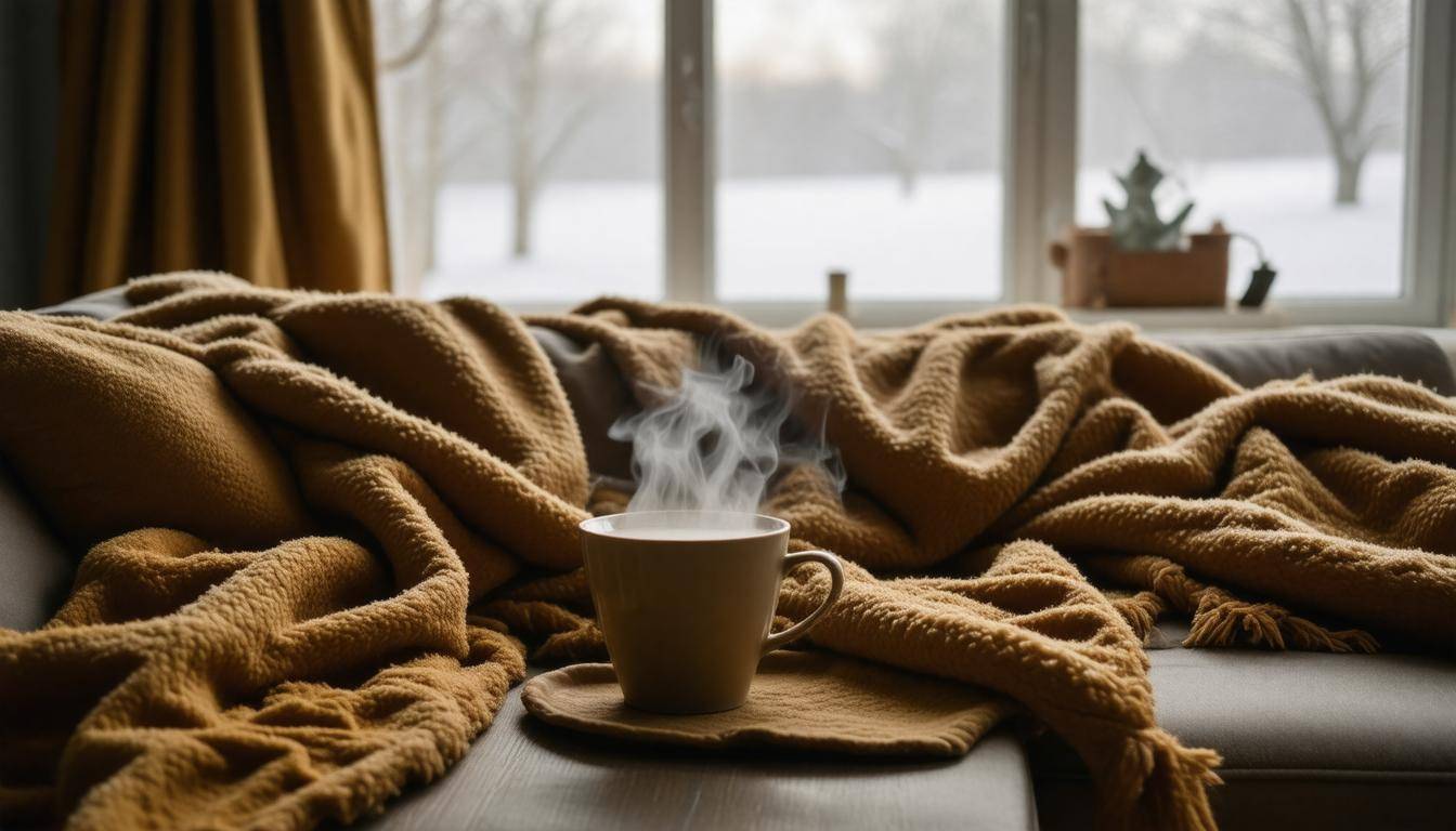 Warm cozy living room