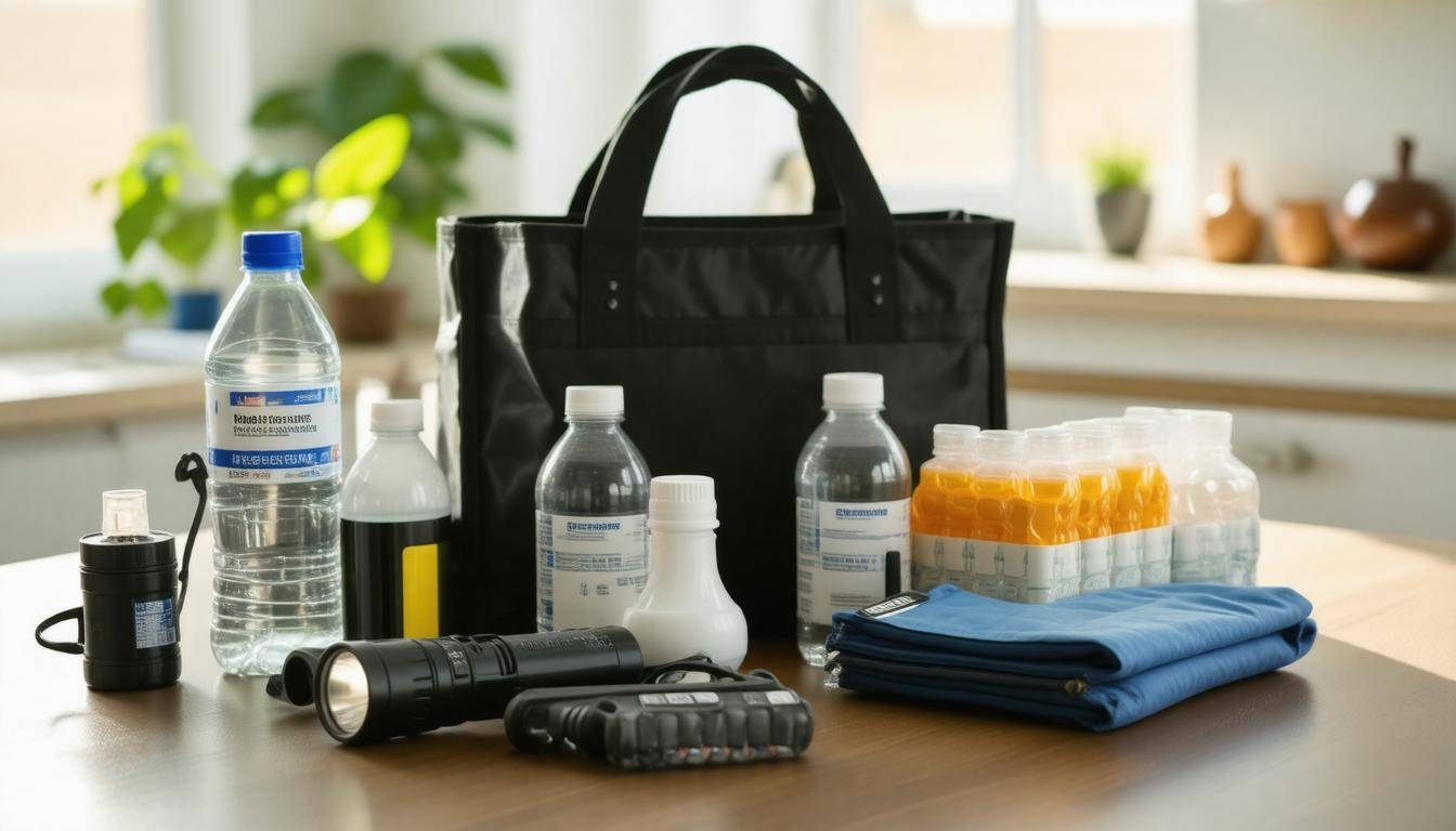 Well-organized emergency kit